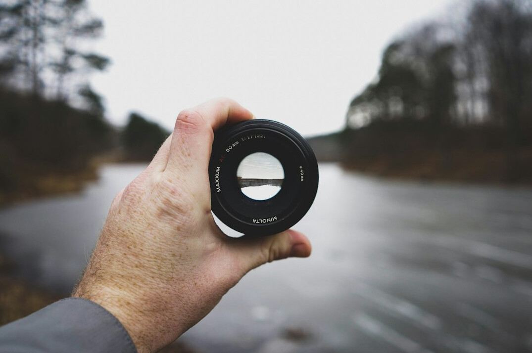 Close-up of a camera lens